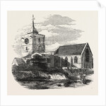 Ponteland Church Northumberland 1854 by Anonymous