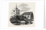 Ponteland Church Northumberland 1854 by Anonymous