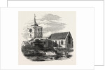 Ponteland Church Northumberland 1854 by Anonymous