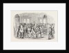 The Crimean War: Navvies Leaving for the Crimea at the North-Western Railway Terminus Euston Square London UK 1854 by Anonymous