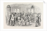 The Crimean War: Navvies Leaving for the Crimea at the North-Western Railway Terminus Euston Square London UK 1854 by Anonymous
