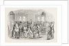 The Crimean War: Navvies Leaving for the Crimea at the North-Western Railway Terminus Euston Square London UK 1854 by Anonymous