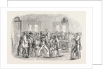 The Crimean War: Navvies Leaving for the Crimea at the North-Western Railway Terminus Euston Square London UK 1854 by Anonymous
