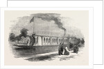 New Barge of the Oxford University Boat Club, 1855 by Anonymous