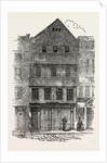 Old Houses with Overhanging Stories, Gabled Fronts and Projecting Windows, in Chancerey Lane, Just Taken Down, London, 1853 by Anonymous