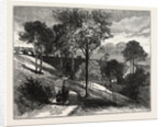 Terraces in Beaumont Park, Huddersfield, UK, 1883 by Anonymous