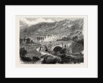 The British Association at Bath: Aqueduct of the Kennet and Avon Canal, at Limpley Stoke, Near Bath, UK, 1864 by Anonymous