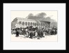 The Cambridge Chancellorship Election: The Railway Station at Cambridge, Arrival of Voters, UK, 1847 by Anonymous