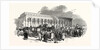 The Cambridge Chancellorship Election: The Railway Station at Cambridge, Arrival of Voters, UK, 1847 by Anonymous