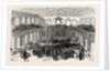 The Cambridge Chancellorship Election: Interior of the Senate House. The Election. UK, 1847 by Anonymous