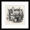 Lincoln: Old Houses, UK, 1869 by Anonymous