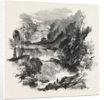 The Canadian Red River Exploring Expedition: Great Falls on Little Dog River, at Great Dog Portage, 1858 by Anonymous