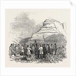 Meeting of the British Association at Southampton, Black Gang Chine, Dr. Fitton's Lecture on Its Geology, UK, 1846 by Anonymous