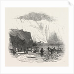 Meeting of the British Association at Southampton, Alum Bay, Isle of Wight, the Geologists Landing, 1846 by Anonymous