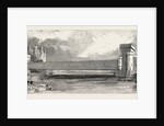 Stephenson's Iron Tunnel Railway Bridge, Conway, 1846 by Anonymous