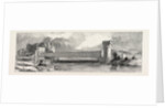 Stephenson's Iron Tunnel Railway Bridge, Conway, 1846 by Anonymous