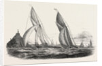 Royal Western Yacht Club, in Mount's Bay, the Grand Turk, and the Lily of Devon. Drawn by Mr. N.M. Condy. 1846 by Anonymous