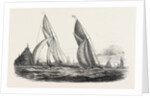 Royal Western Yacht Club, in Mount's Bay, the Grand Turk, and the Lily of Devon. Drawn by Mr. N.M. Condy. 1846 by Anonymous