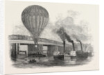 The Nassau Balloon Passing Battersea Bridge, on Its Passage Up the Thames, UK, 1846 by Anonymous