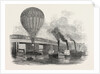 The Nassau Balloon Passing Battersea Bridge, on Its Passage Up the Thames, UK, 1846 by Anonymous
