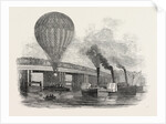 The Nassau Balloon Passing Battersea Bridge, on Its Passage Up the Thames, UK, 1846 by Anonymous