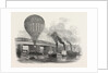 The Nassau Balloon Passing Battersea Bridge, on Its Passage Up the Thames, UK, 1846 by Anonymous