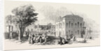 The Mall and Mall House, Youghal, a Scene of the Late Food Riots, 1846 by Anonymous