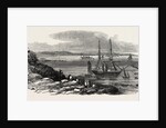The Steamships Pottinger and Cyclops Stranded in Thorness Bay, Cowes, Isle of Wight, 1846 by Anonymous