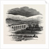 Opening of the Lancaster and Carlisle Railway: Bridge Over the Lune, from the Churchyard, Lancaster, UK, 1846 by Anonymous