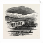 Opening of the Lancaster and Carlisle Railway: Bridge Over the Lune, from the Churchyard, Lancaster, UK, 1846 by Anonymous