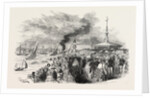 Yachting in the Isle of Wight: Ryde Pier. Royal Victoria Regatta, 1846 by Anonymous