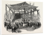 The Earl of Auckland, (First Lord of the Admiralty,) Laying the Foundation Stone of the New Steam-Yard, Morice-Town, 1846 by Anonymous