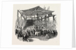 The Earl of Auckland, (First Lord of the Admiralty,) Laying the Foundation Stone of the New Steam-Yard, Morice-Town, 1846 by Anonymous