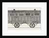 Side View of Improved Railway Carriage, 1847 by Anonymous