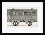 Side View of Improved Railway Carriage, 1847 by Anonymous