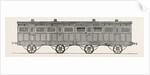 Side View of Improved Railway Carriage, 1847 by Anonymous