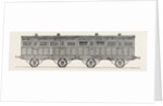 Side View of Improved Railway Carriage, 1847 by Anonymous