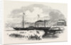 The Britannia Steamship Leaving Boston, U.S., 1847 by Anonymous