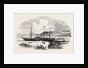 The Britannia Steamship Leaving Boston, U.S., 1847 by Anonymous