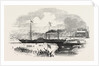 The Britannia Steamship Leaving Boston, U.S., 1847 by Anonymous