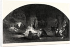 Scene from the Camp of Silesia, at Astley's. (the Pandours' Cavern.), 1847 by Anonymous