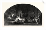 Scene from the Camp of Silesia, at Astley's. (the Pandours' Cavern.), 1847 by Anonymous
