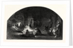 Scene from the Camp of Silesia, at Astley's. (the Pandours' Cavern.), 1847 by Anonymous