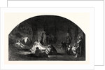 Scene from the Camp of Silesia, at Astley's. (the Pandours' Cavern.), 1847 by Anonymous