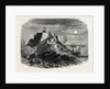 The Queen's Visit to Jersey. Moonlight View of Mont Orgeuil Castle, with the Royal Squadron Lying at Anchor, 1859 by Anonymous