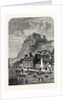 Edinburgh Castle, from the Corner Exchange, in the Grassmarket, UK, 1860 by Anonymous