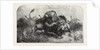 Dr Livingstone's Missionary Travels and Researchers in South Africa: Three Lions Attempting to Drag Down a Buffalo by Anonymous