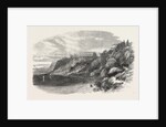 Improvements at Southend: Part of Clifftown, As Seen from the Beach, UK, 1861 by Anonymous