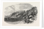 Improvements at Southend: Part of Clifftown, As Seen from the Beach, UK, 1861 by Anonymous