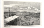 View from the King's Bastion, Quebec, the Isle of Orleans in the Distance. 1860 by Anonymous